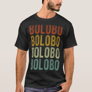 Camiseta Vintage retro del Congo de la ciudad de Bolobo