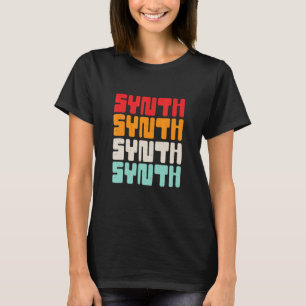 Camiseta Vintage Retro Electronic Music Synth