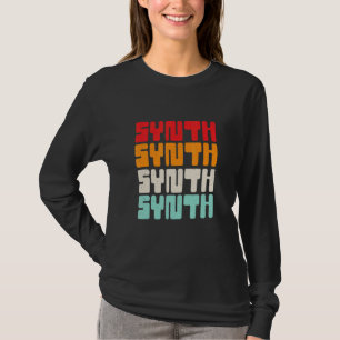 Camiseta Vintage Retro Electronic Music Synth