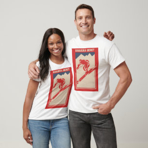 Camiseta Vintage Retro Estación de Esquí Española Baqueira 