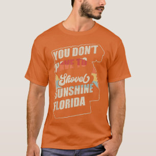 Camiseta Vintage Retro Florida Vacaciones Funny Nieve Ave B