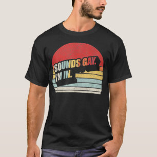 Camiseta Vintage Retro Funny Orgullo Gay Suena Gay En LGB
