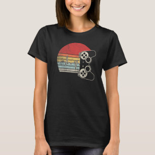 Camiseta Vintage Retro Gamer Heartbeat Videojuegos Gaming E