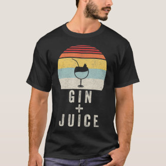 Camiseta Vintage Retro Gin + Jugo