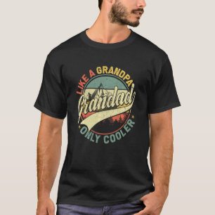 Camiseta Vintage Retro Grandad Como Un Abuelo Sólo Refriger