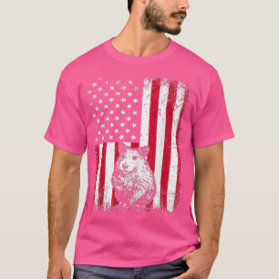 Camiseta Vintage Retro Hamster Animal Avers American