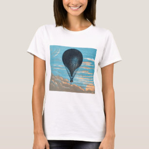 Camiseta Vintage Retro Hot Air Balloon View First Balloon