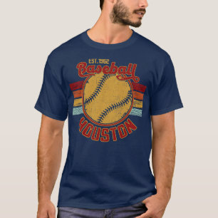 Camiseta Vintage Retro Houston Baseball Est 1962 Baseball L