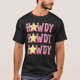 Camiseta Vintage retro Howdy Rodeo Occidental