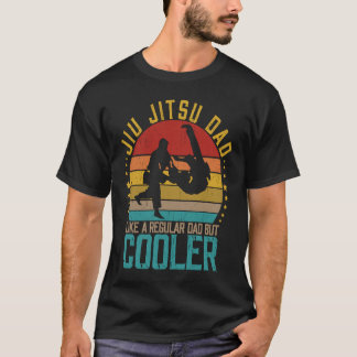 Camiseta Vintage Retro Jiu Jitsu Dad Like A Regular Dad But