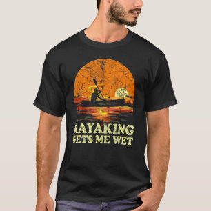 Camiseta Vintage Retro Kayak Canoe Kayak Kayaking Me Envuel