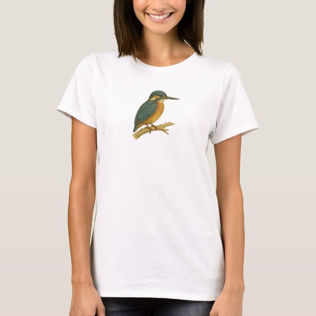 Camiseta Vintage retro Kingfisher (Anverso)