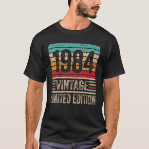Camiseta Vintage retro legendario de 37 años de edad alumbr