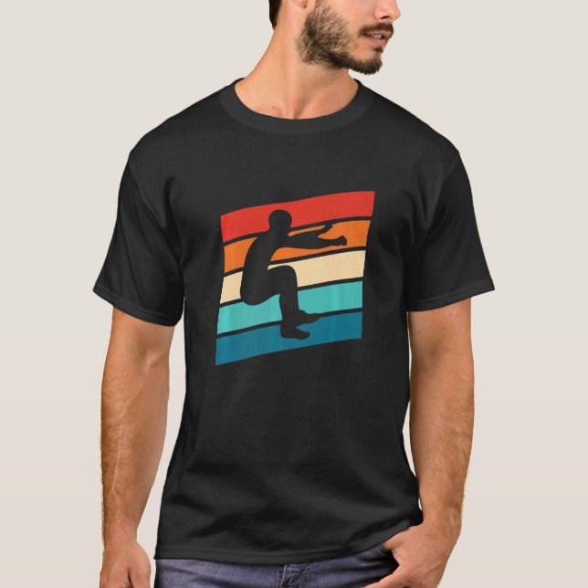 Camiseta Vintage Retro Long Jump Long Jump 1 (Anverso)