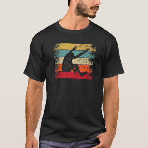 Camiseta Vintage Retro Long Jump Track Y Field Long Jump