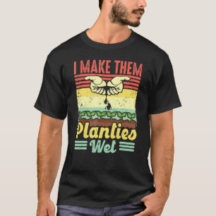 Camiseta Vintage Retro Los Hago Planties Wet Plant Garde