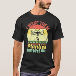 Camiseta Vintage Retro Los Hago Planties Wet Plant Garde