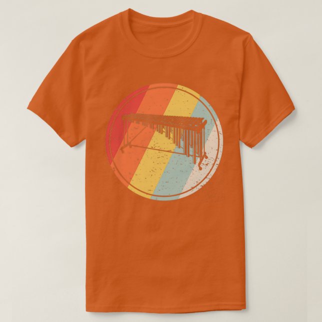 Camiseta Vintage Retro Marimba (Diseño del anverso)