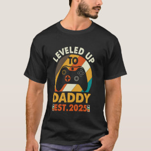Camiseta Vintage Retro Me Ascendí a Papá 2025 Pronto a Ser