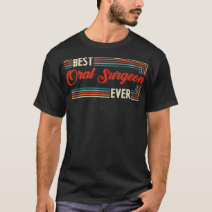 Camiseta Vintage Retro Mejor Cirujano Oral Jamás Mundos gre