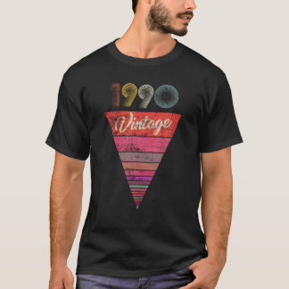 Camiseta Vintage Retro Mejor De 1990 T Increíble Desde El N