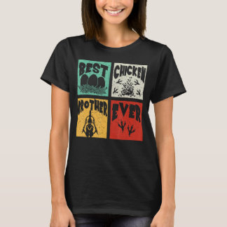 Camiseta Vintage Retro Mejor Hermano De Pollo Jamás Granjer