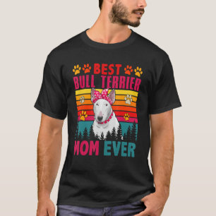 Camiseta Vintage Retro Mejor Madre Del Terrier Del Toro Que