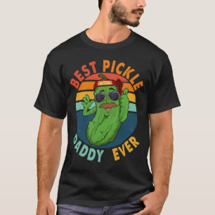 Camiseta Vintage Retro Mejor Pickle Papá Ever  Pickle Debe
