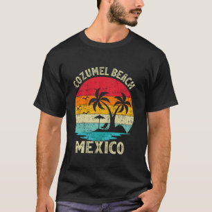 Camiseta Vintage Retro México Cozumel Beach