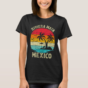 Camiseta Vintage Retro México Riviera Maya