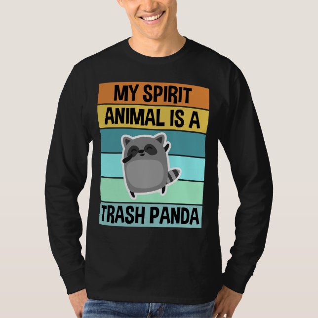 Camiseta Vintage Retro Mi Animal Espiritual Es Una Basura P (Anverso)