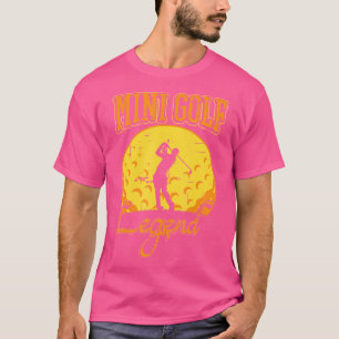 Camiseta Vintage Retro Mini Leyenda Golf Funny Mini Golfer 