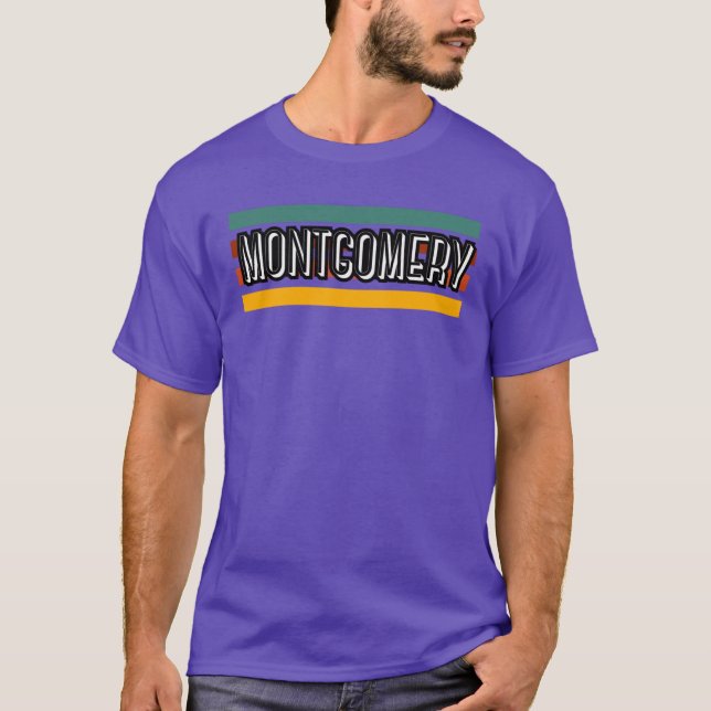 Camiseta Vintage Retro Montgomery (Anverso)