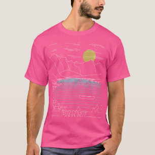 Camiseta Vintage Retro Moraine Lake Banff Parque Nacional H