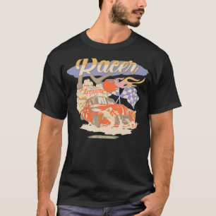 Camiseta Vintage Retro Motor Raceway Road y Fast Extreme Ra