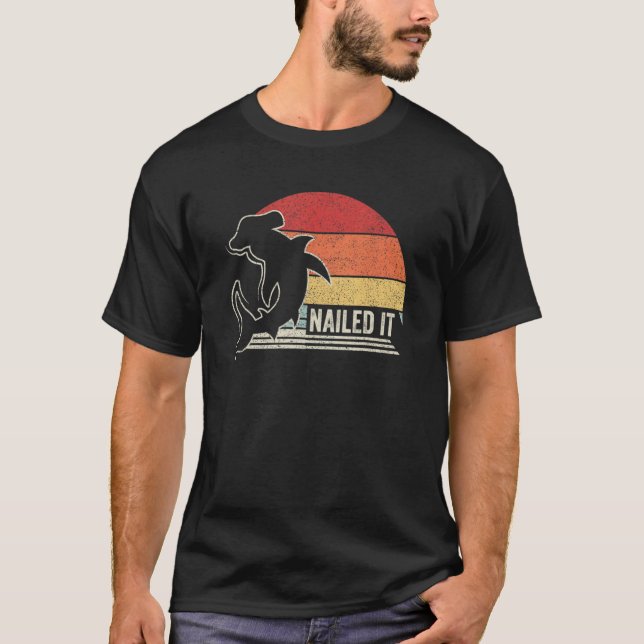 Camiseta Vintage Retro Nilató A It Hammerhead Shark (Anverso)