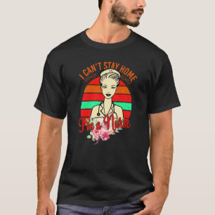 Camiseta Vintage retro no puedo quedarme en casa soy enferm