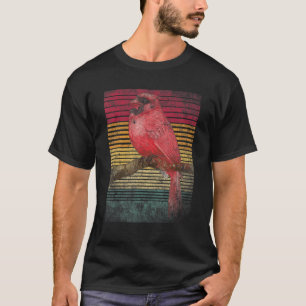 Camiseta Vintage Retro Northern Cardinal Bird