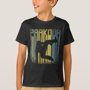 Camiseta Vintage Retro Parkour Freerunning