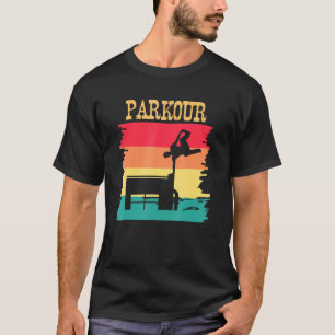 Camiseta Vintage Retro Parkour Freerunning Design