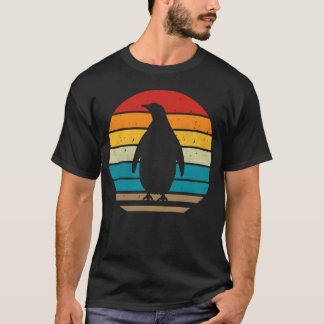 Camiseta Vintage Retro Penguins Sunset 70s 80s 90s Penguins
