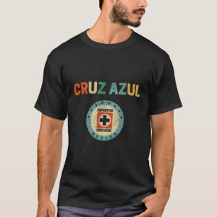 Camiseta Vintage retro perturbado de Cruz Azul