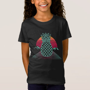 Camiseta Vintage Retro Piña Fruta Sunset Funny 70s 80s