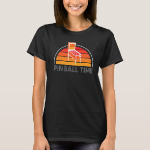 Camiseta Vintage Retro Pinball Time Pinball Player