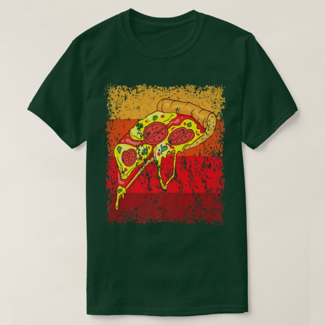 Camiseta Vintage Retro Pizza 1832  (Diseño del anverso)
