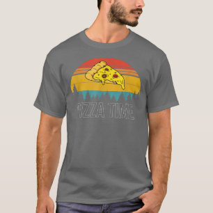 Camiseta Vintage Retro Pizza Time5809