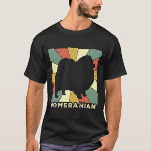 Camiseta Vintage retro Pomerania Dog Lover
