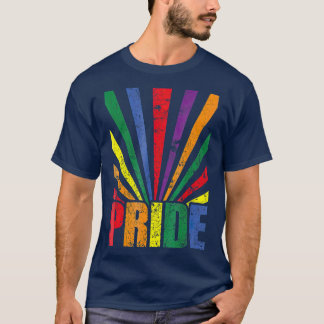 Camiseta Vintage Retro Priorato LGB Bandera Arcoiris Sunray