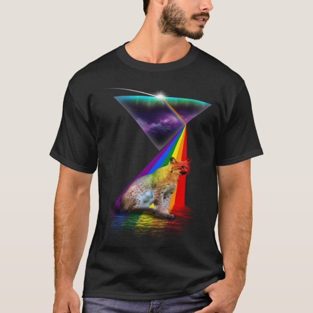 Camiseta Vintage Retro Prism Lynx (Anverso)