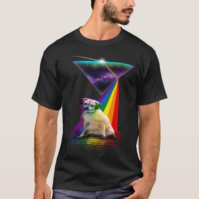 Camiseta Vintage Retro Prism Puggle (Anverso)